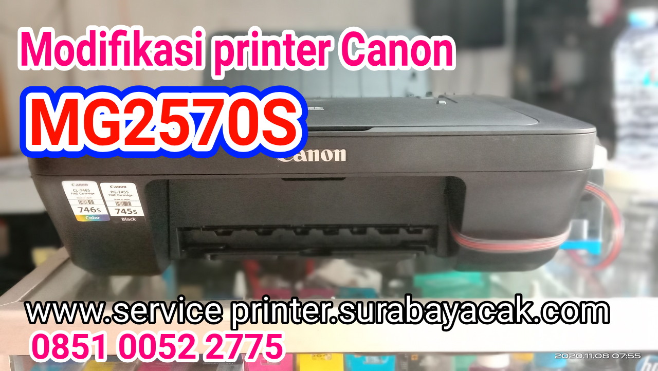 jasa modifikasi printer Canon mg2570s Surabaya
